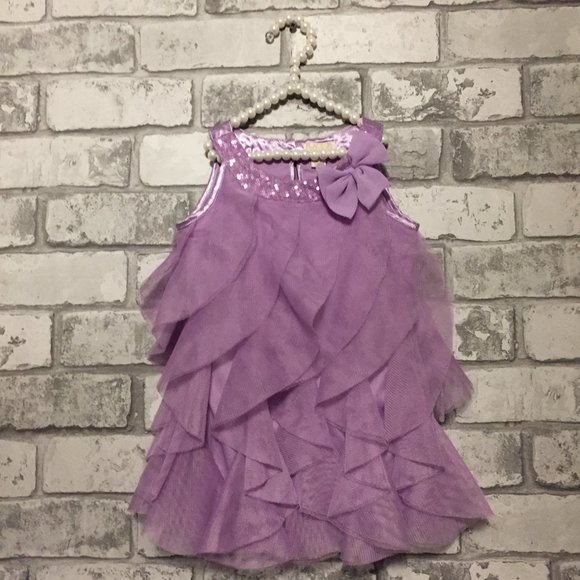 Baby Girls Ruffle Dress Size 18-24 Months - Picture 1 of 5